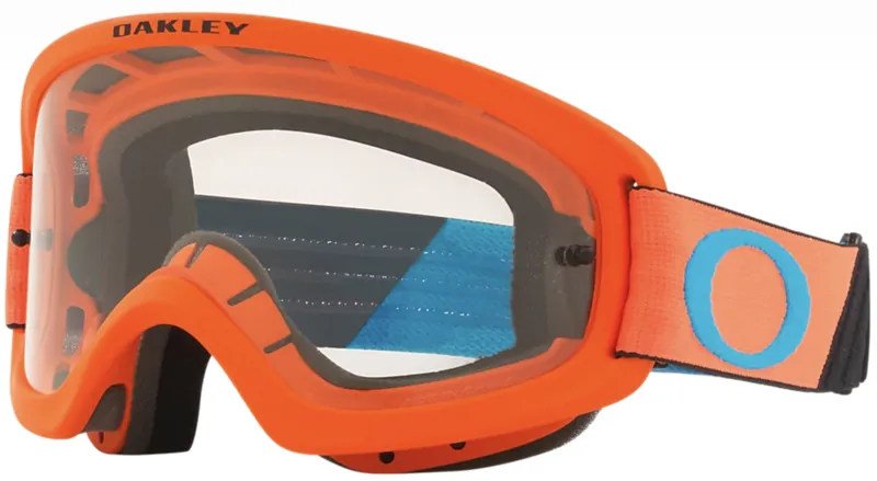 Oakley O Frame 2 Pro YOUTH Goggles Tuff Blocks Orange/Blue/Clear